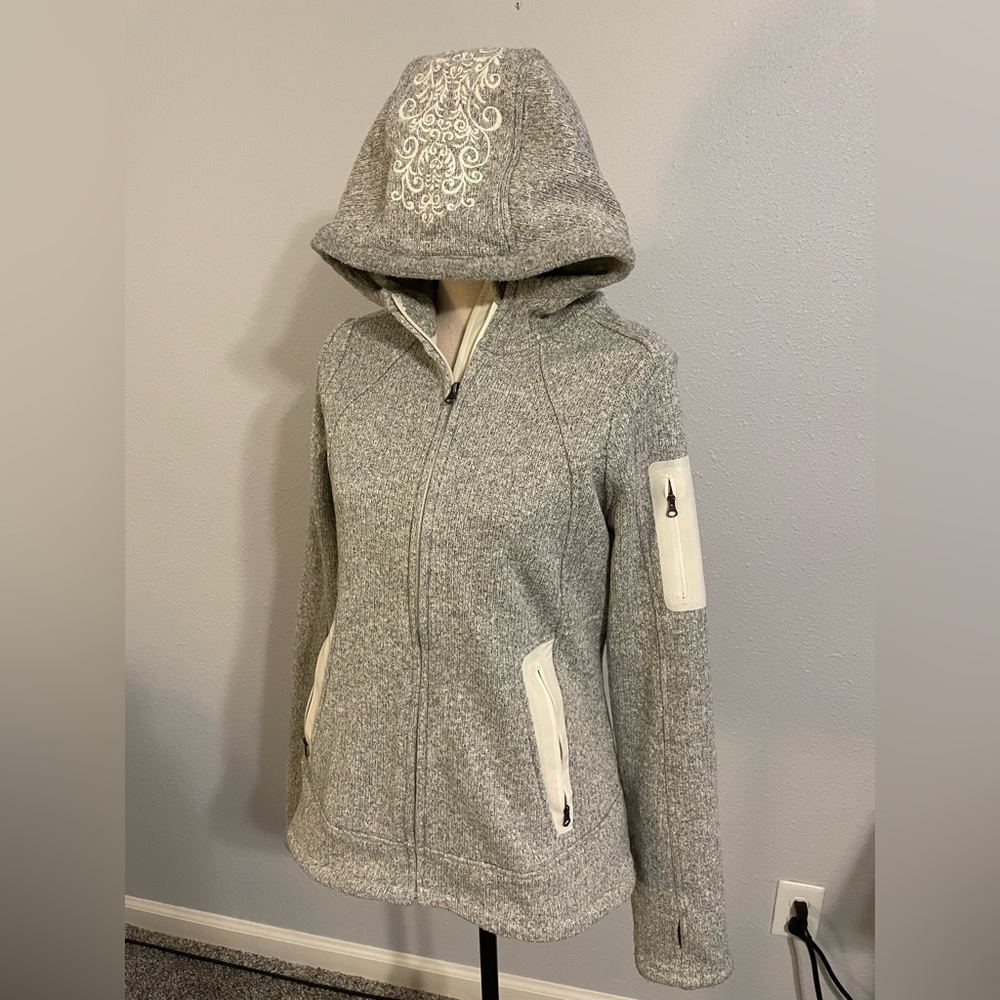 Athleta Limantour fleece lined zip front hoodie. Rare find